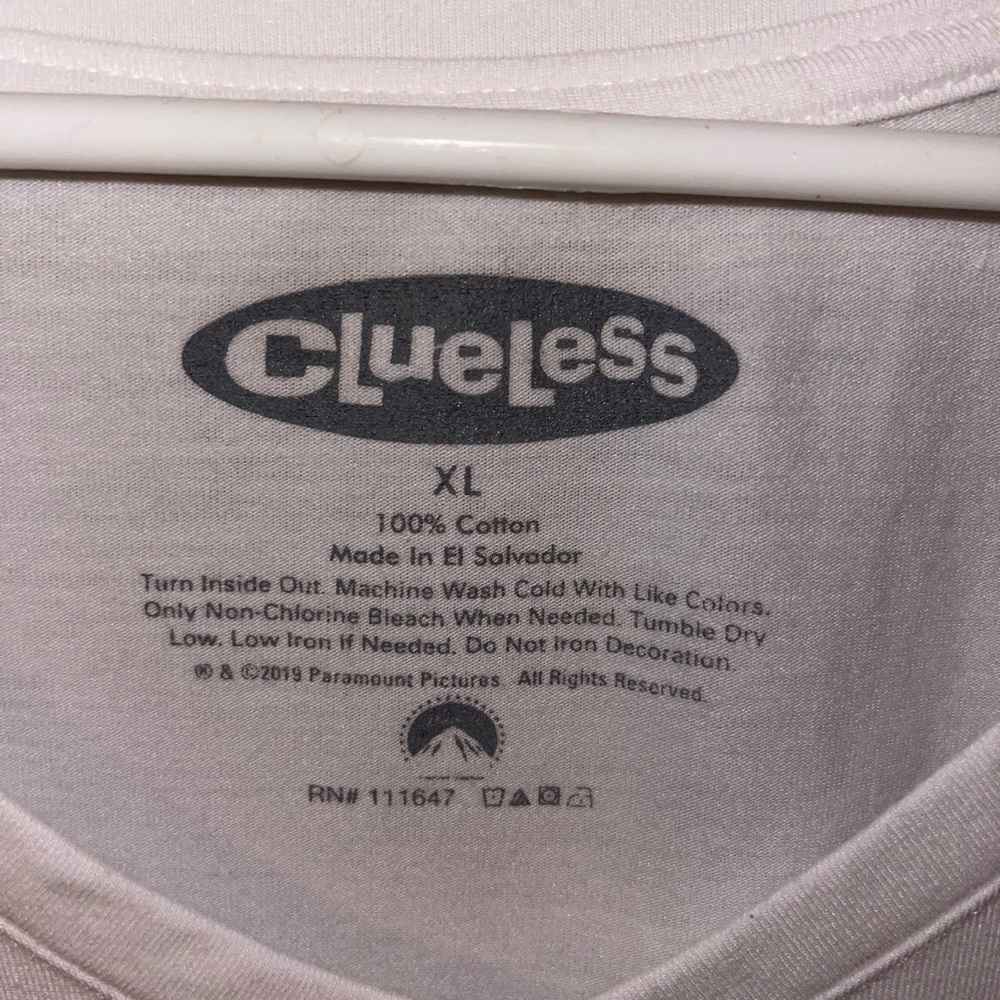 Clueless Super Cute  "As If" V-Neck T-Shirt - Picture 5 of 6